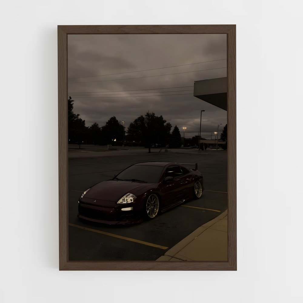 Poster Parking Éclipse – affiche Mitsubishi (vue 5)